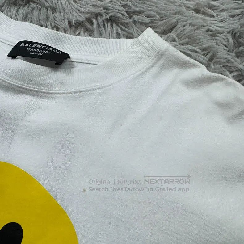 Balenciaga Balenciaga Smiley Short Sleeve Size US S / EU 44-46 / 1 - 4 Thumbnail