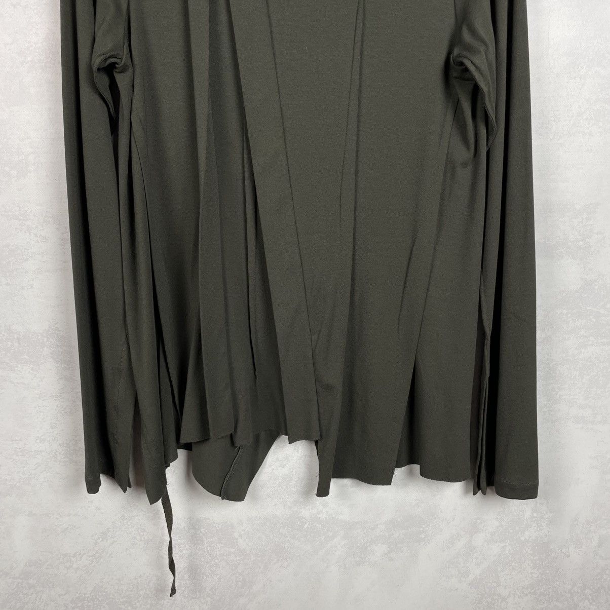 Rundholz Black Label Viscos Asymmetrical Button Cardigan Top