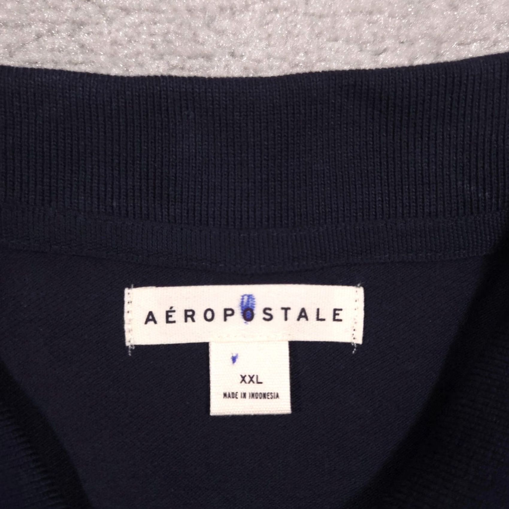 Vintage Aéropostale Polo Shirt XXL Blue Collar Short Sleeve Polo Shirt Juniors Womens XXL Blue Size XXL / US 16-18 / IT 52-54 - 4 Thumbnail