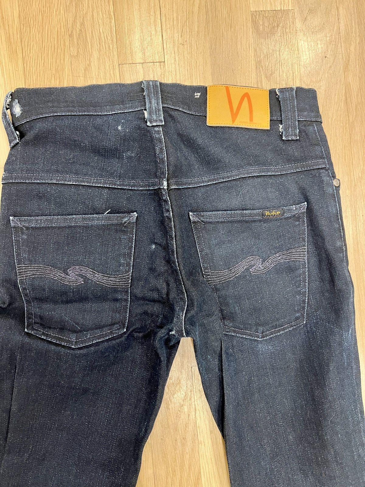 Nudie Jeans Nudie Jeans – Thin Finn – Ultra Indigo Coated Size US 30 / EU 46 - 8 Thumbnail