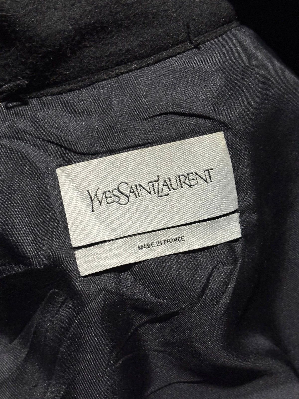 Yves Saint Laurent Archive YSL Yves Saint Laurent Black Deconstructed Wool Coat Size US M / EU 48-50 / 2 - 14 Thumbnail