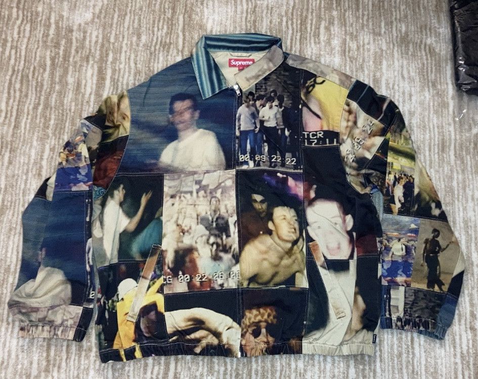 Supreme MARK LECKEY HARDCORE PATCHWORK HARRINGTON JACKET | Grailed