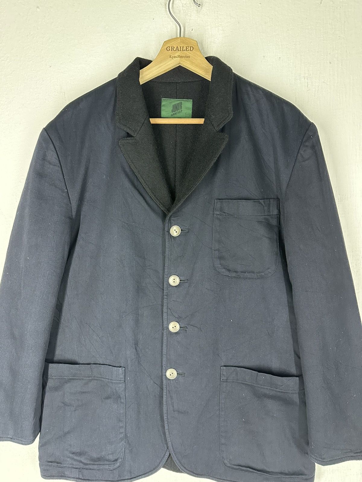 Jean Paul Gaultier VTG Junior Gaultier JPG Outer Material Cotton Coat Jacket Size US L / EU 52-54 / 3 - 5 Thumbnail