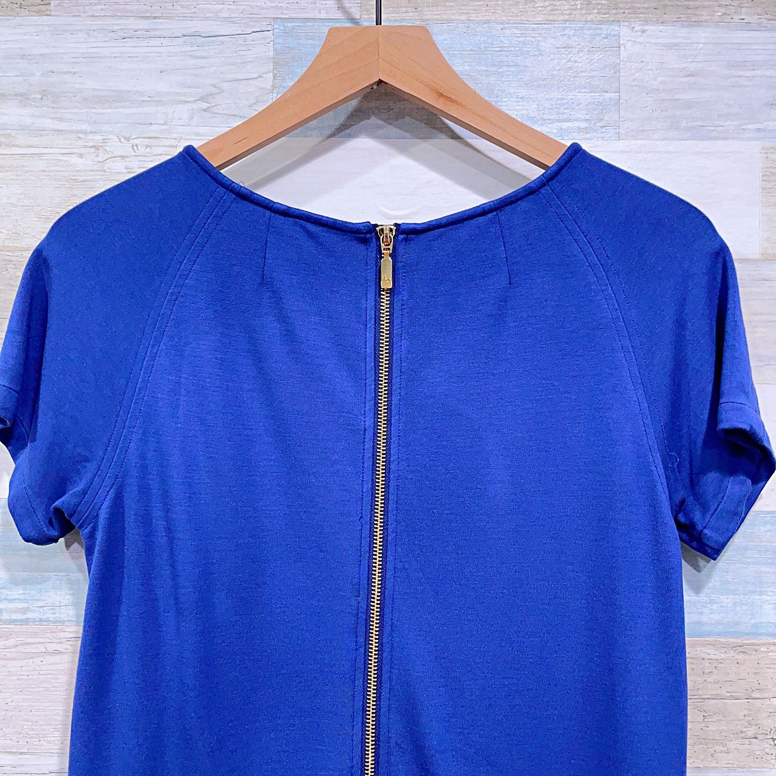 Southern Tide Southern Tide Ponte Raglan Sleeve T Shirt Dress Blue Stretch Size S / US 4 / IT 40 - 4 Thumbnail