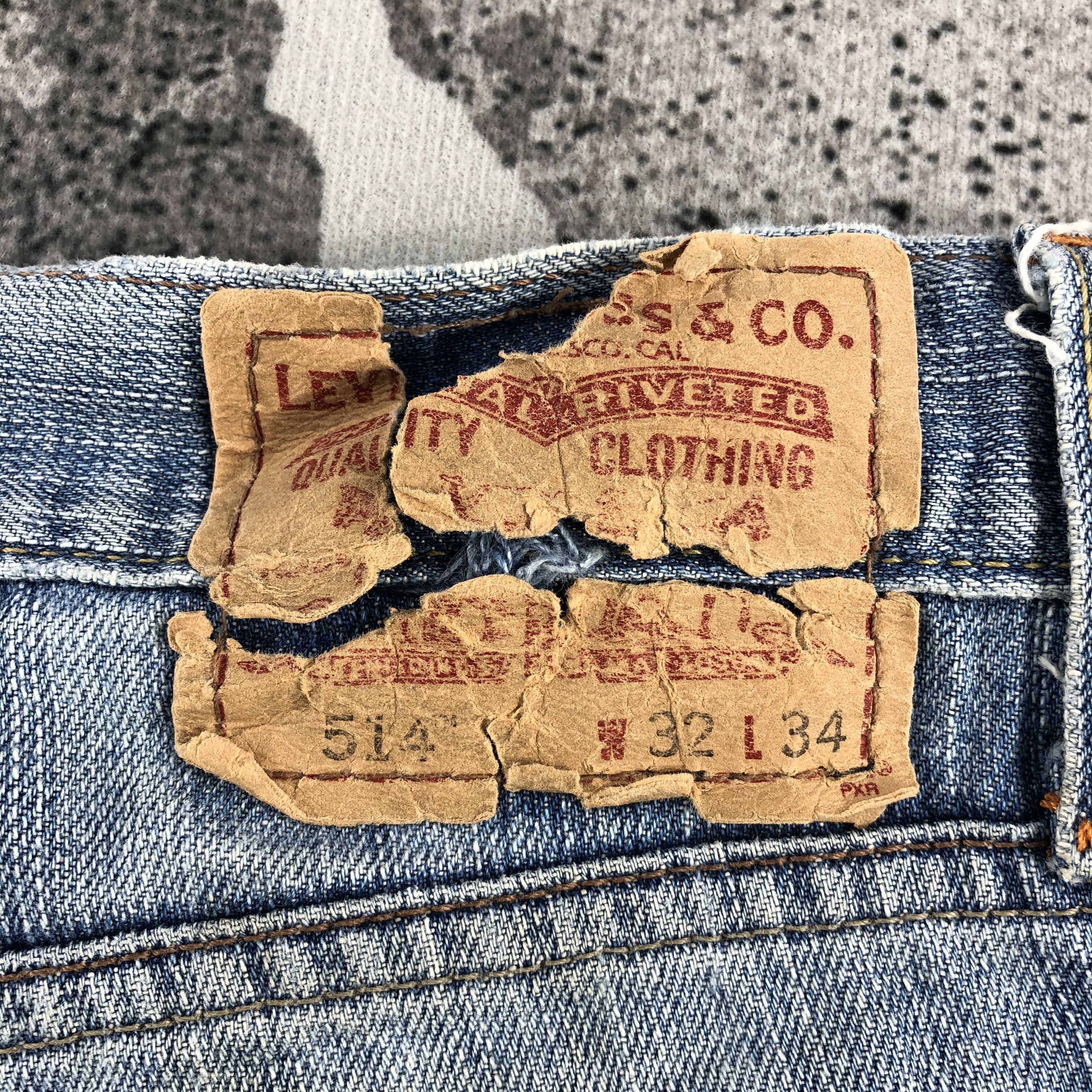 Levi's Vintage Levi's 514 Jeans Slim Straight Denim KJ981 Size US 32 / EU 48 - 5 Thumbnail