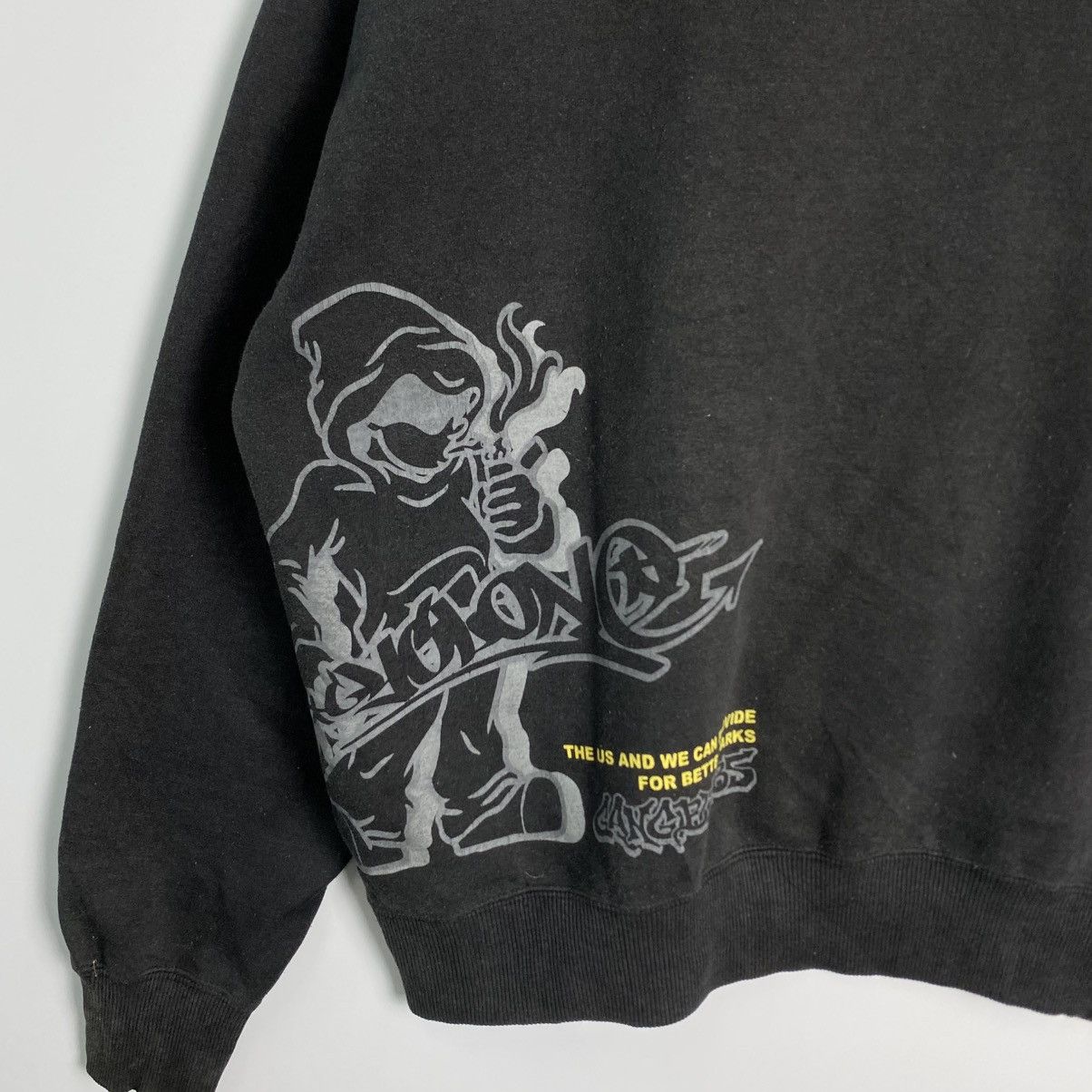 Designer × Vintage Vintage sweatshirt Oblo Design Wardrobe Digital Cream’in Size US XXL / EU 58 / 5 - 10 Thumbnail