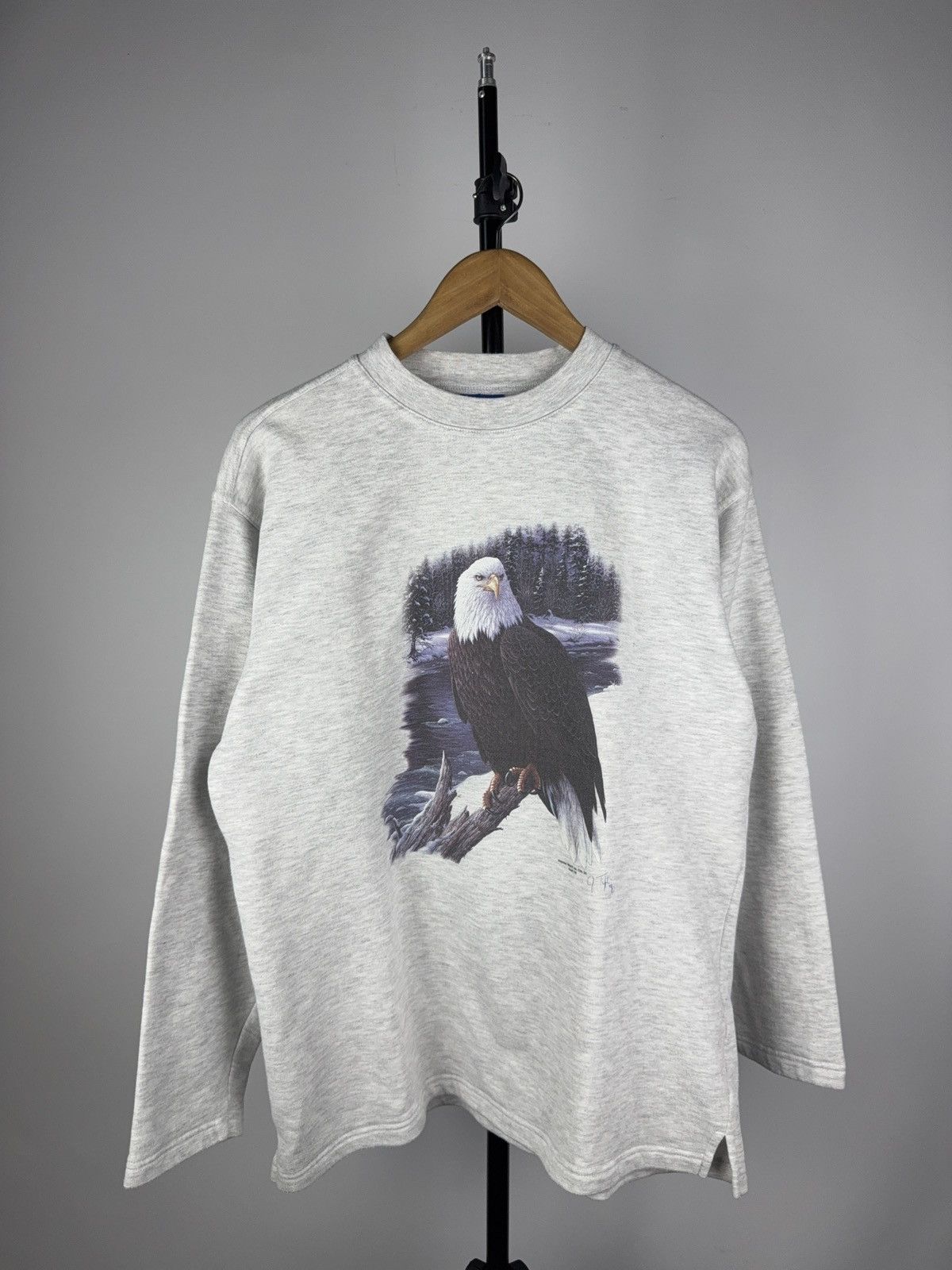 The Mountain Vintage 1998 Retro Logo USA Native Eagle Sweatshirt y2k 90s Size US S / EU 44-46 / 1 - 1 Thumbnail