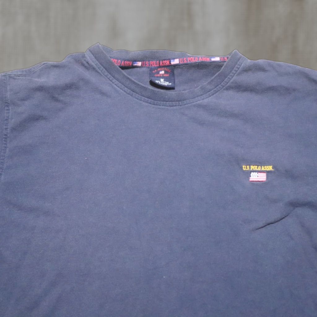 Vintage VINTAGE US Polo Assn T-Shirt Adult Medium Blue Logo Embroidered Short Sleeve Cotton Spandex Size US M / EU 48-50 / 2 - 1 Thumbnail