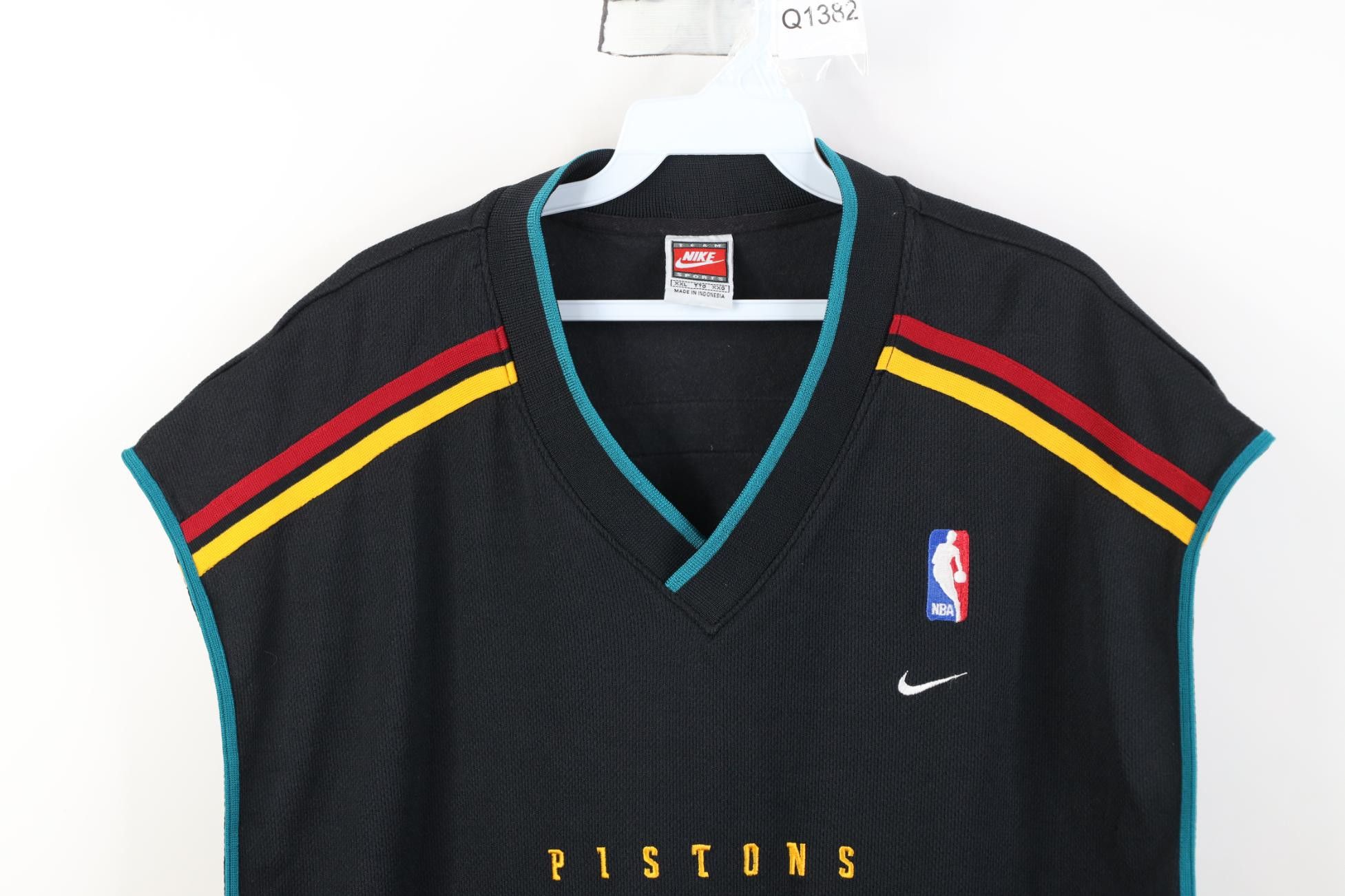 Nike Vintage 90s Nike NBA Basketball Jersey Training Black Teal Size US XXL / EU 58 / 5 - 2 Thumbnail
