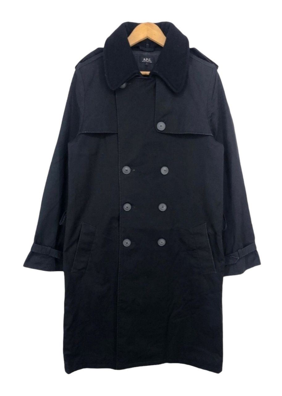OG A.P.C. Paris Cotton Garbo Long Trench Coat