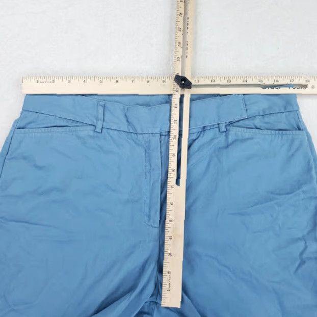 Van Heusen Van Heusen Women's Blue Cotton Bermuda Shorts Adult 14 Size 36" / US 14 / IT 50 - 3 Thumbnail