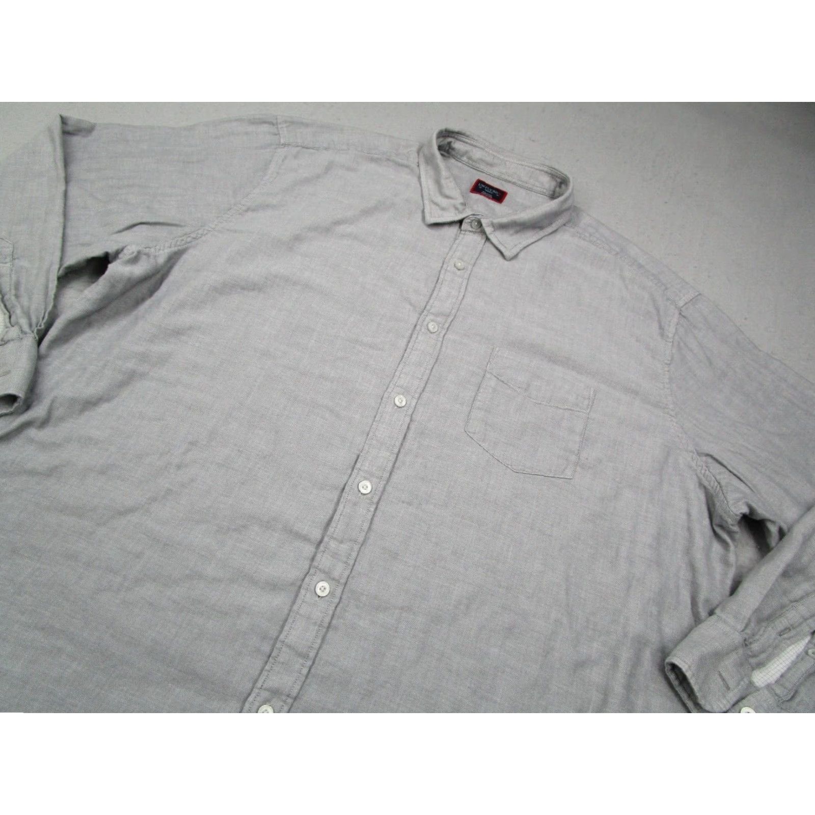 UNTUCKit UNTUCKIT Shirt Mens XXXLC Gray Button Up Valadige Flannel Work Casual Size US XXL / EU 58 / 5 - 2 Thumbnail