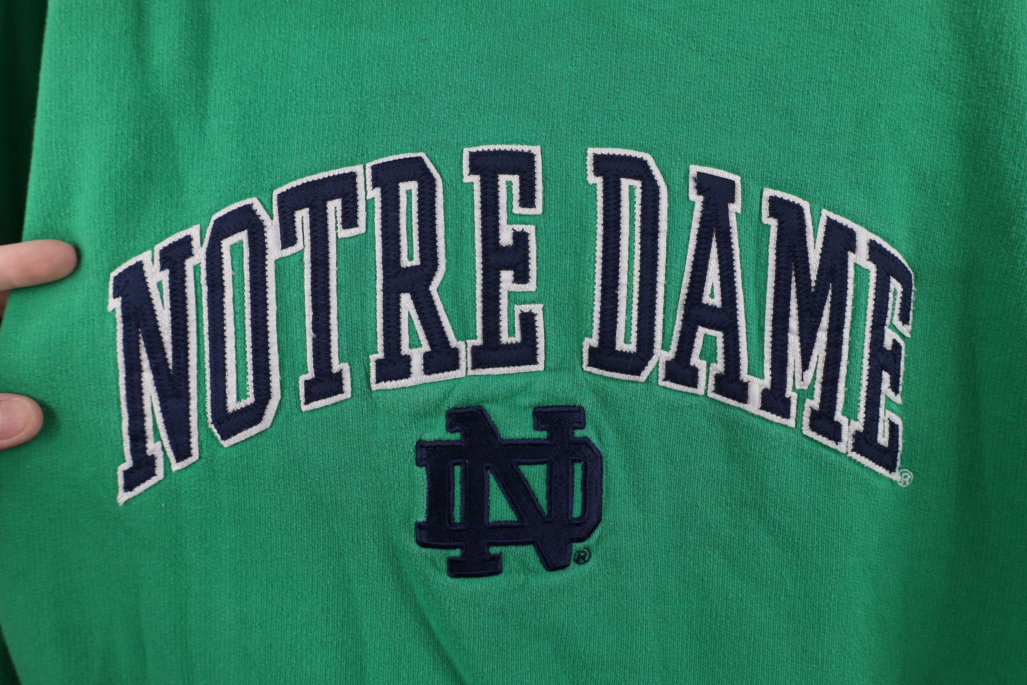 Vintage Vintage Spell Out Notre Dame University Hoodie Sweatshirt Size US M / EU 48-50 / 2 - 4 Thumbnail