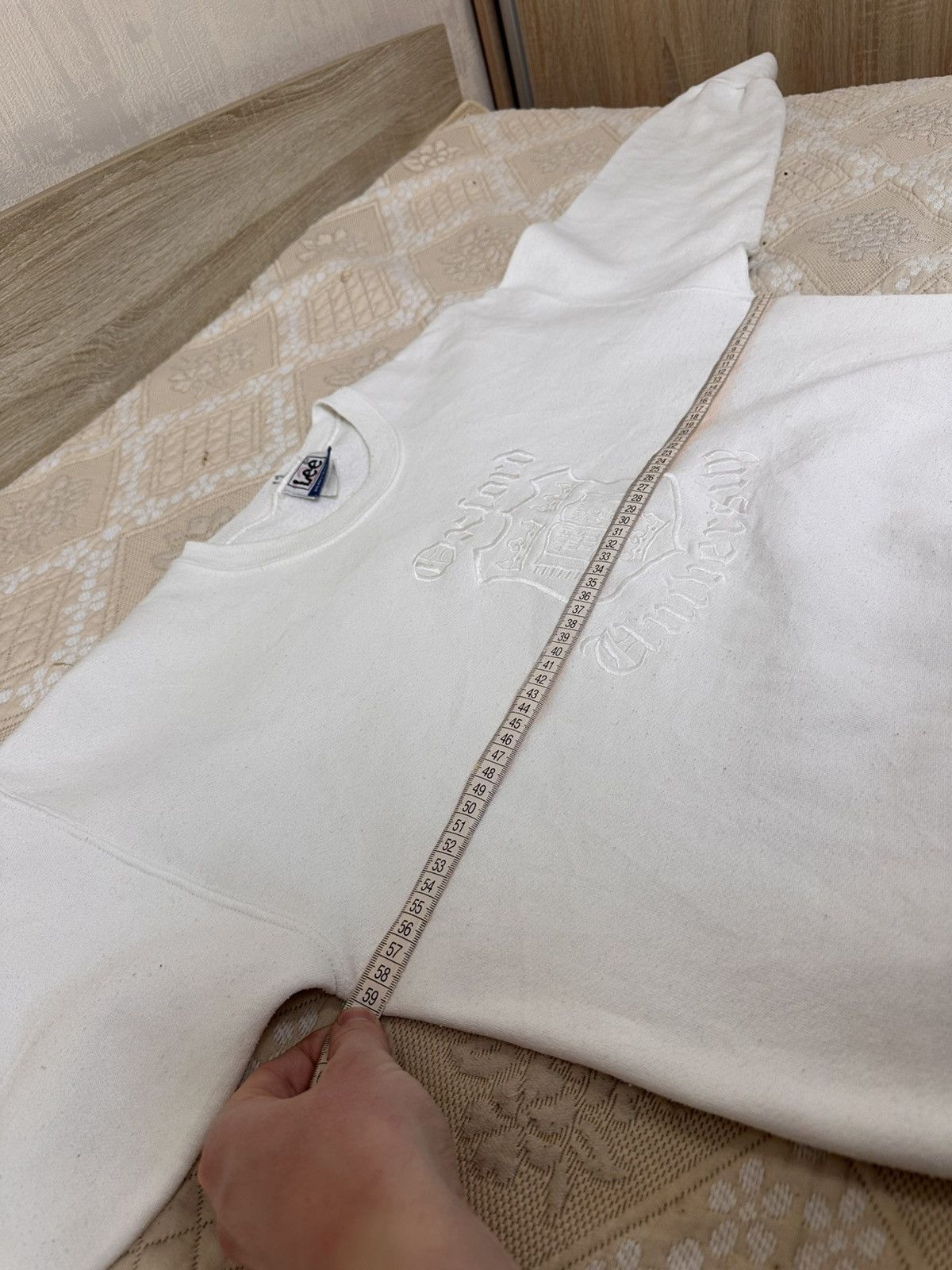 Lee 🔥 Oxford University 90s Lee Vintage Sweatshirt Pullover Logo Size US M / EU 48-50 / 2 - 7 Thumbnail