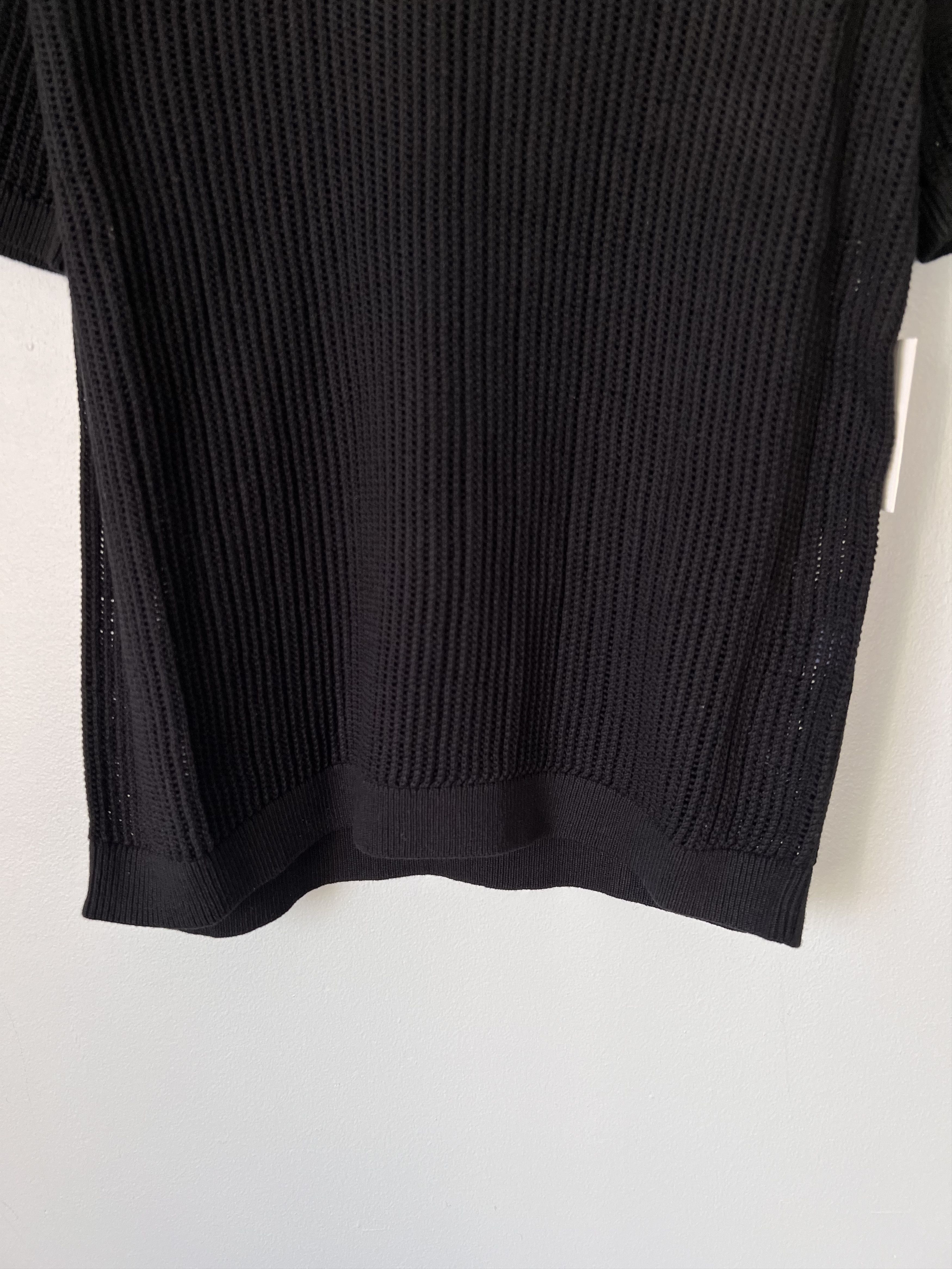 Aime Leon Dore Aime Leon Dore Mesh Knit Polo in Black Size US M / EU 48-50 / 2 - 3 Thumbnail