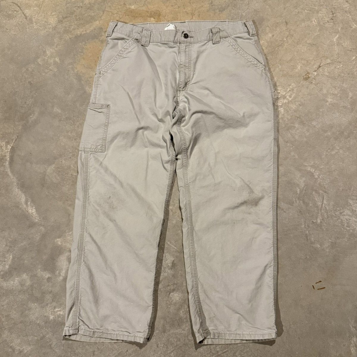 Carhartt 2000s Carhartt Faded Distressed Carpenter Jeans ERD Grunge Size US 38 / EU 54 - 6 Thumbnail