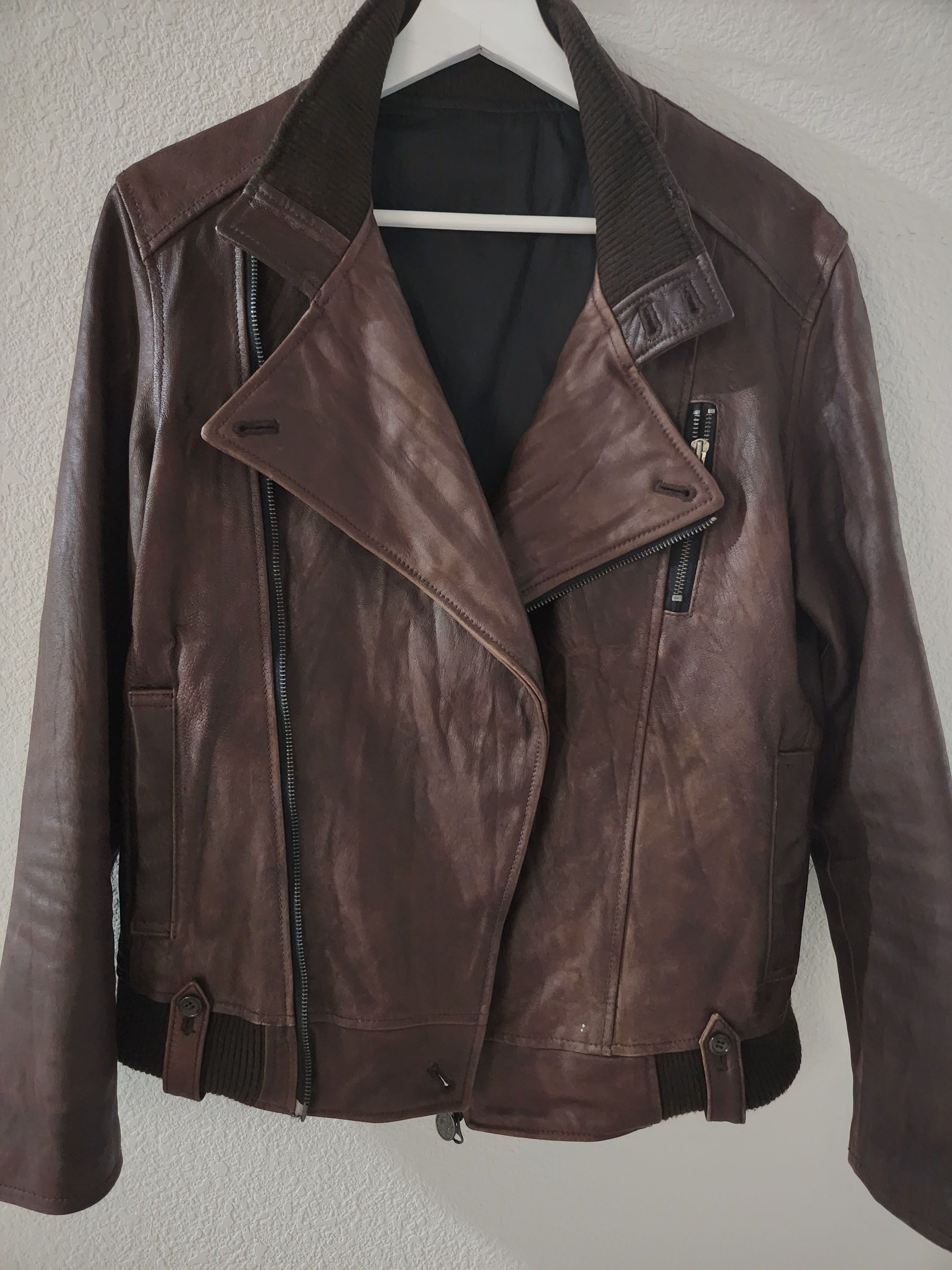 image of 2008 Ppfm Leather Jacket in Brown, Men's (Size Medium)