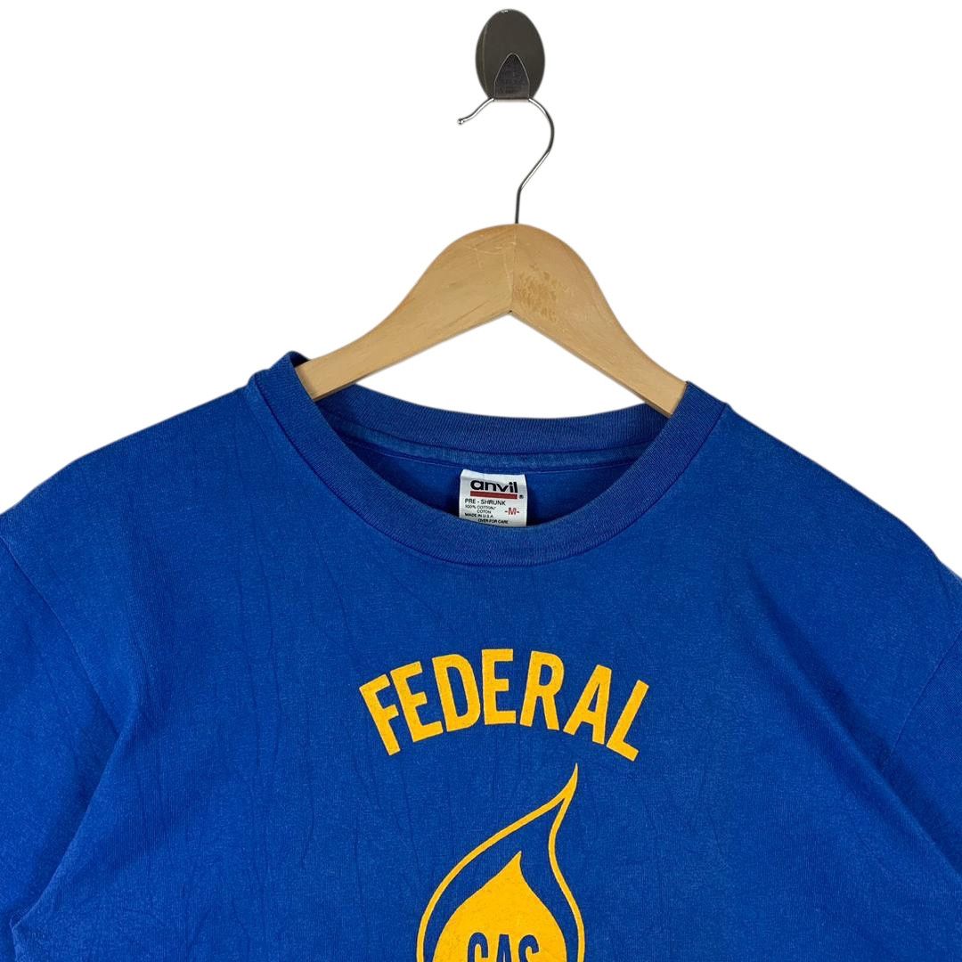 Anvil Vintage 90s Federal Gas Fireplace & BBQ Co Tee Size US M / EU 48-50 / 2 - 2 Thumbnail