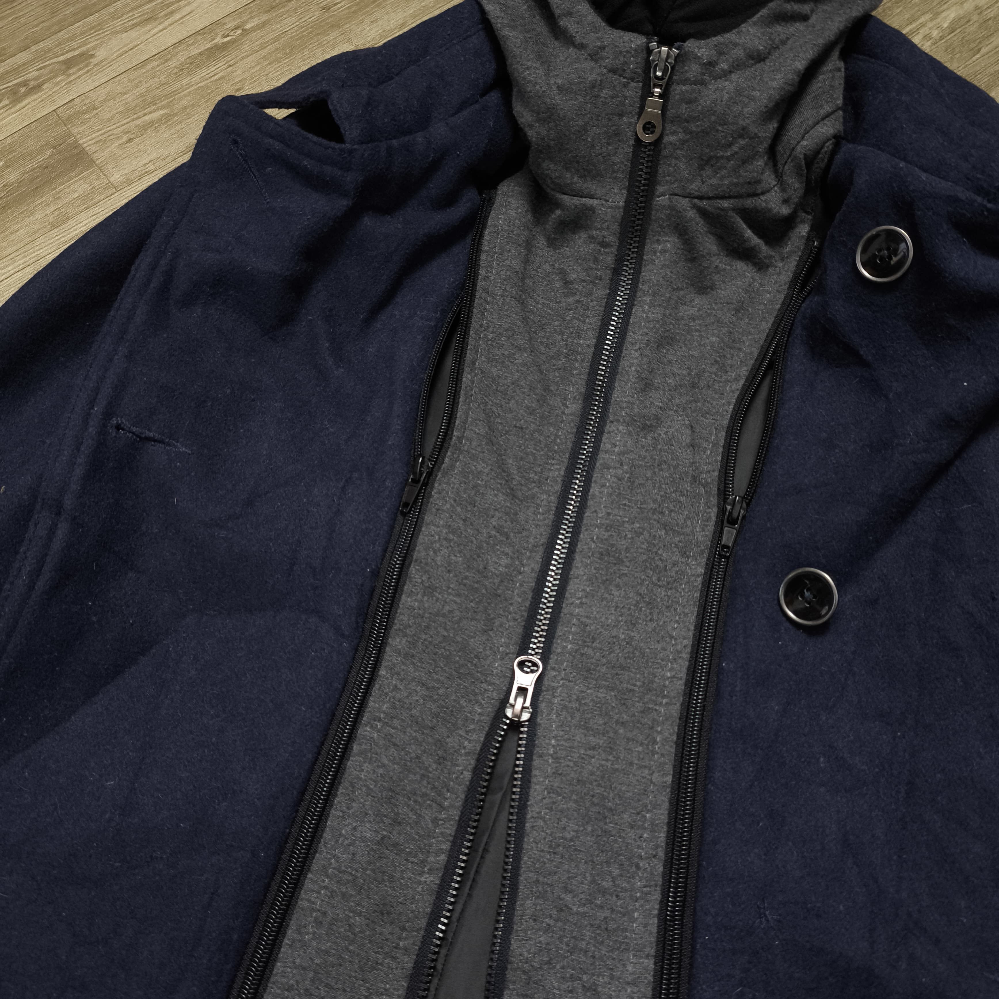 If Six Was Nine 2000s Japanese brand In The Attic 2 Layer Napoleon Jacket Size US L / EU 52-54 / 3 - 10 Thumbnail