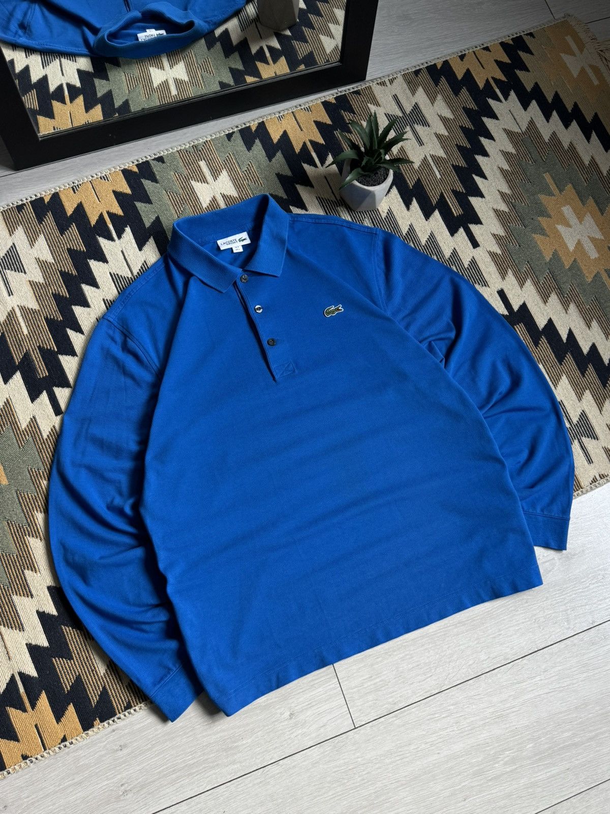 Lacoste Vintage Lacoste Rugby Longsleve Size US L / EU 52-54 / 3 - 2 Thumbnail