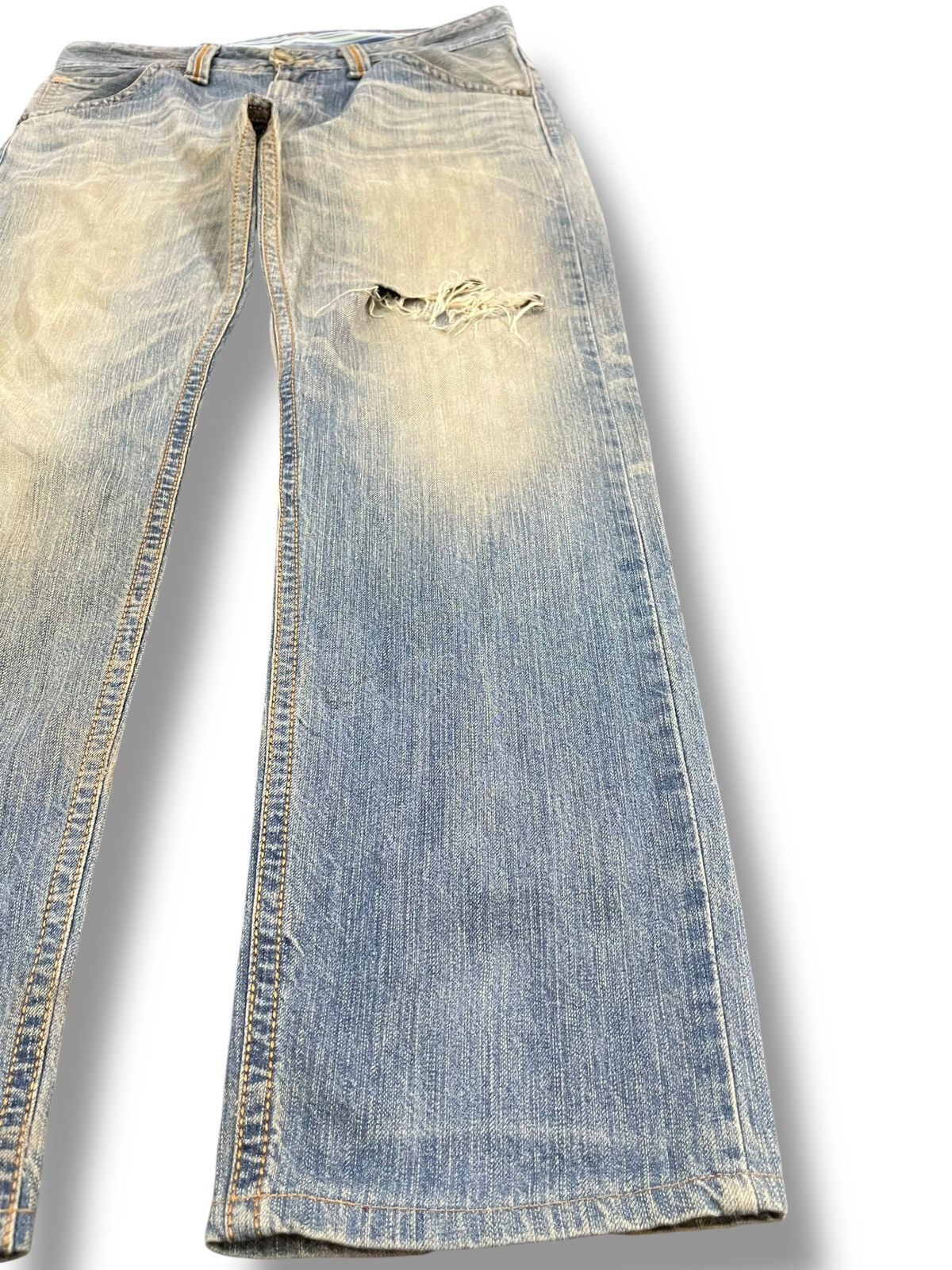 Edwin Vintage Edwin 463 XVS Mudwash Distressed Denim Size US 35 - 3 Thumbnail