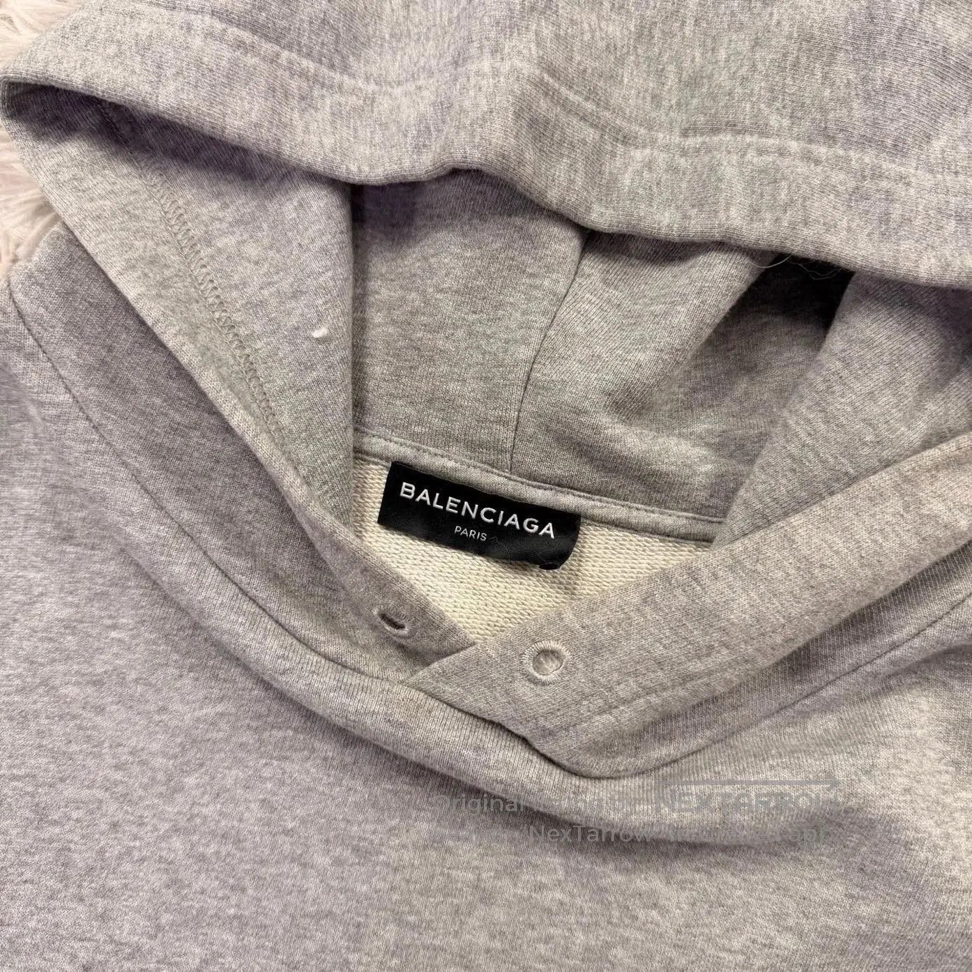 Balenciaga balenciaga gray logo hoodie. Size US S / EU 44-46 / 1 - 2 Thumbnail