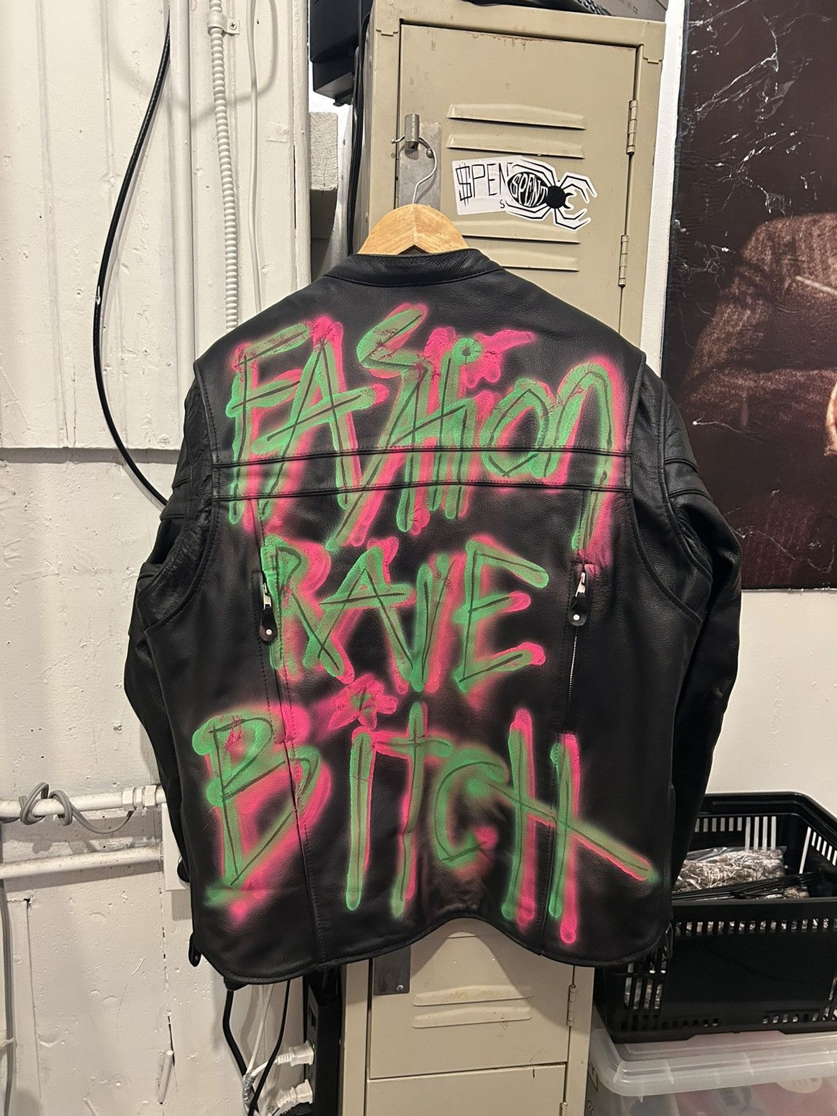 Other Custom Painted Leather jacket Size US XL / EU 56 / 4 - 3 Thumbnail