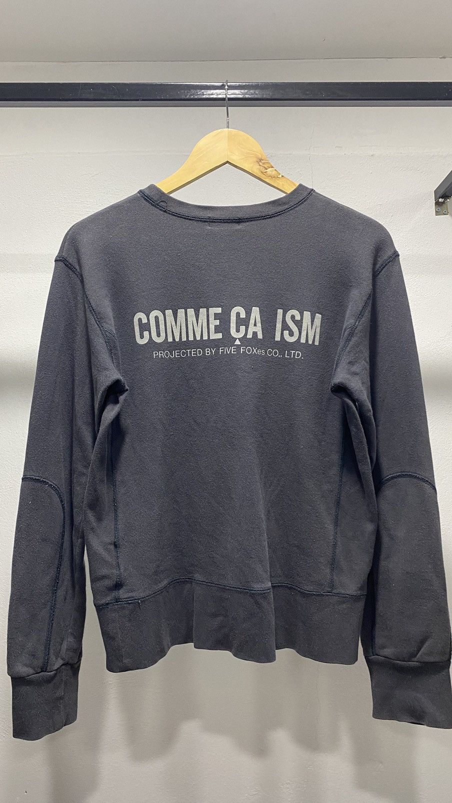 Comme Ca Ism × Japanese Brand × Vintage 🚨FINAL DROP🚨 Comme Ca Ism Spellout Backhit Sweater 80s Size US S / EU 44-46 / 1 - 1 Thumbnail