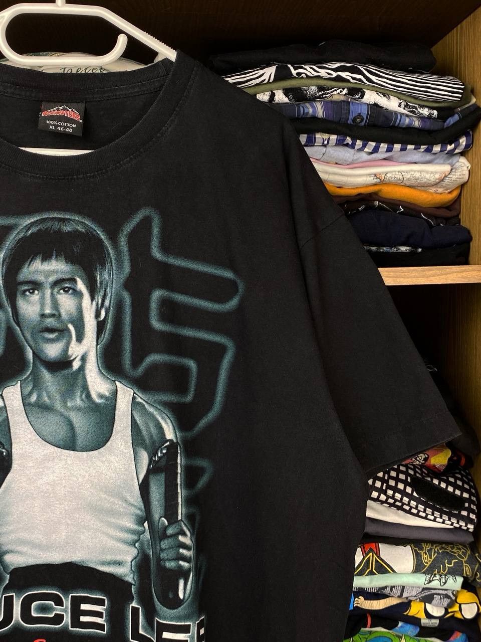 Vintage Vintage Bruce Lee "The Dragon" 90s Thai Bootleg Graphic Tee Size US XL / EU 56 / 4 - 4 Thumbnail