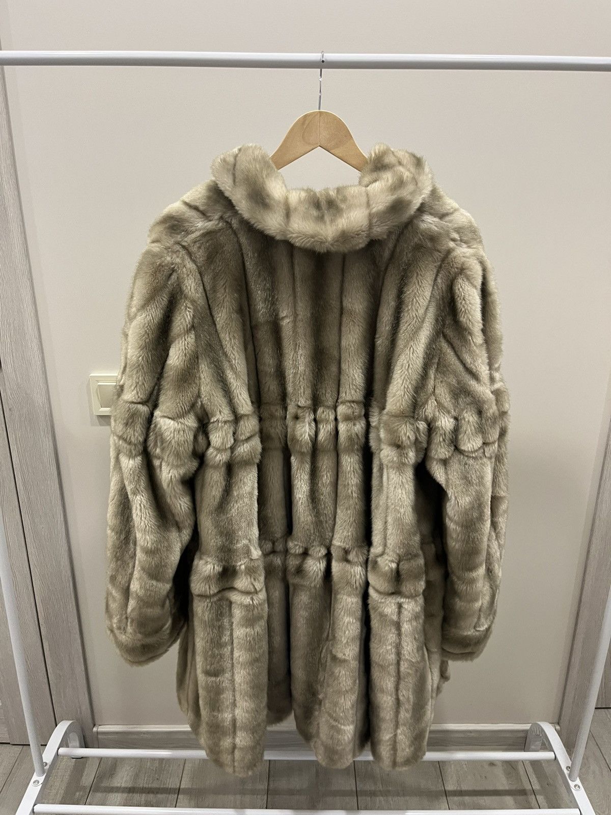 Japanese Brand Vintage Faux Fur Coat Made in France Size L / US 10 / IT 46 - 4 Thumbnail