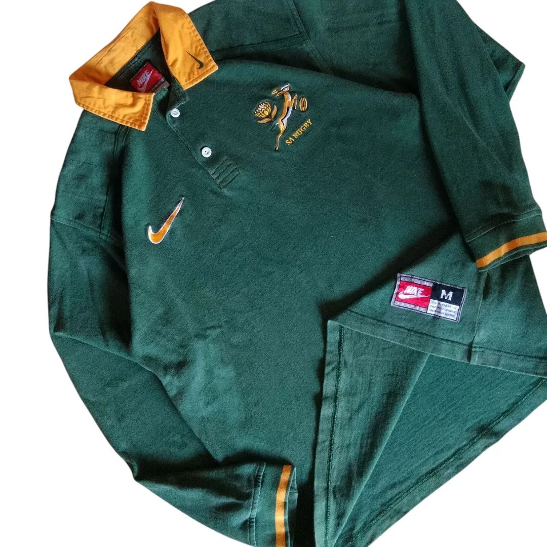 Nike 1998 Springboks Rugby Jersey Size US M / EU 48-50 / 2 - 2 Thumbnail