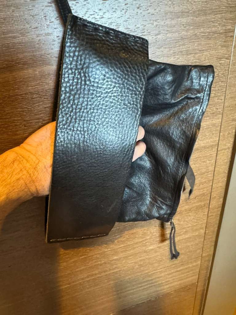 Boris Bidjan Saberi Boris Bidjan Saberi Leather Wrist Pouch Size ONE SIZE - 7 Thumbnail