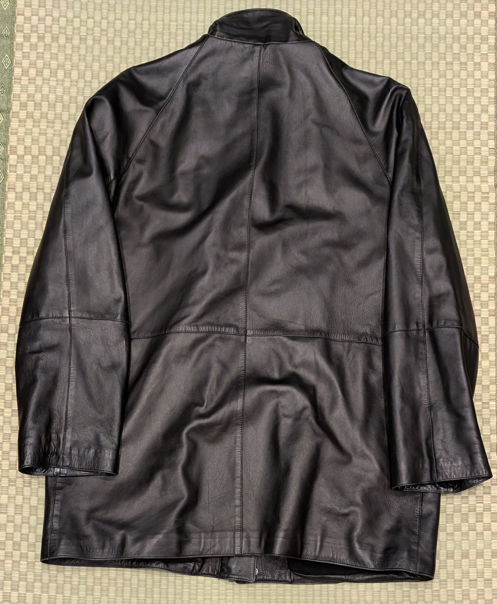 Bally Bally Soft Leather Wool/Cashmere Lined Coat Made in Italy Size US M / EU 48-50 / 2 - 2 Thumbnail