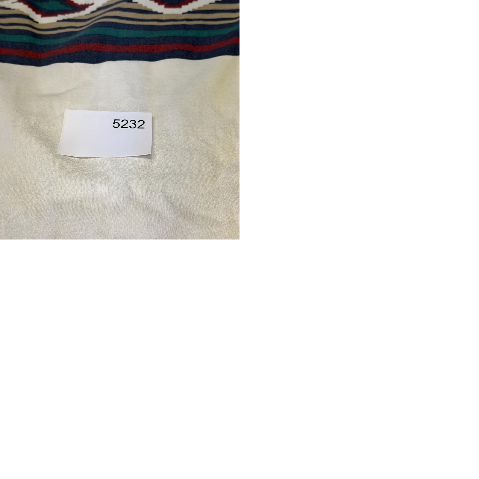 Armani Karman Shirt Mens Large White Southwestern Aztec Western Pearl Snap Long Sleeve Size US L / EU 52-54 / 3 - 10 Thumbnail