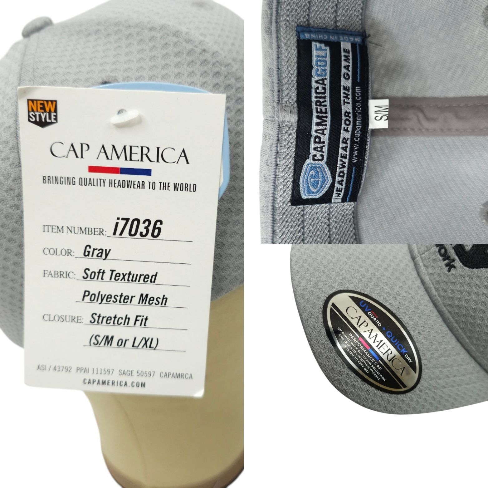 Other DIY Network Textured Mesh Fitted S/M Cap Trucker Baseball Size ONE SIZE - 8 Thumbnail
