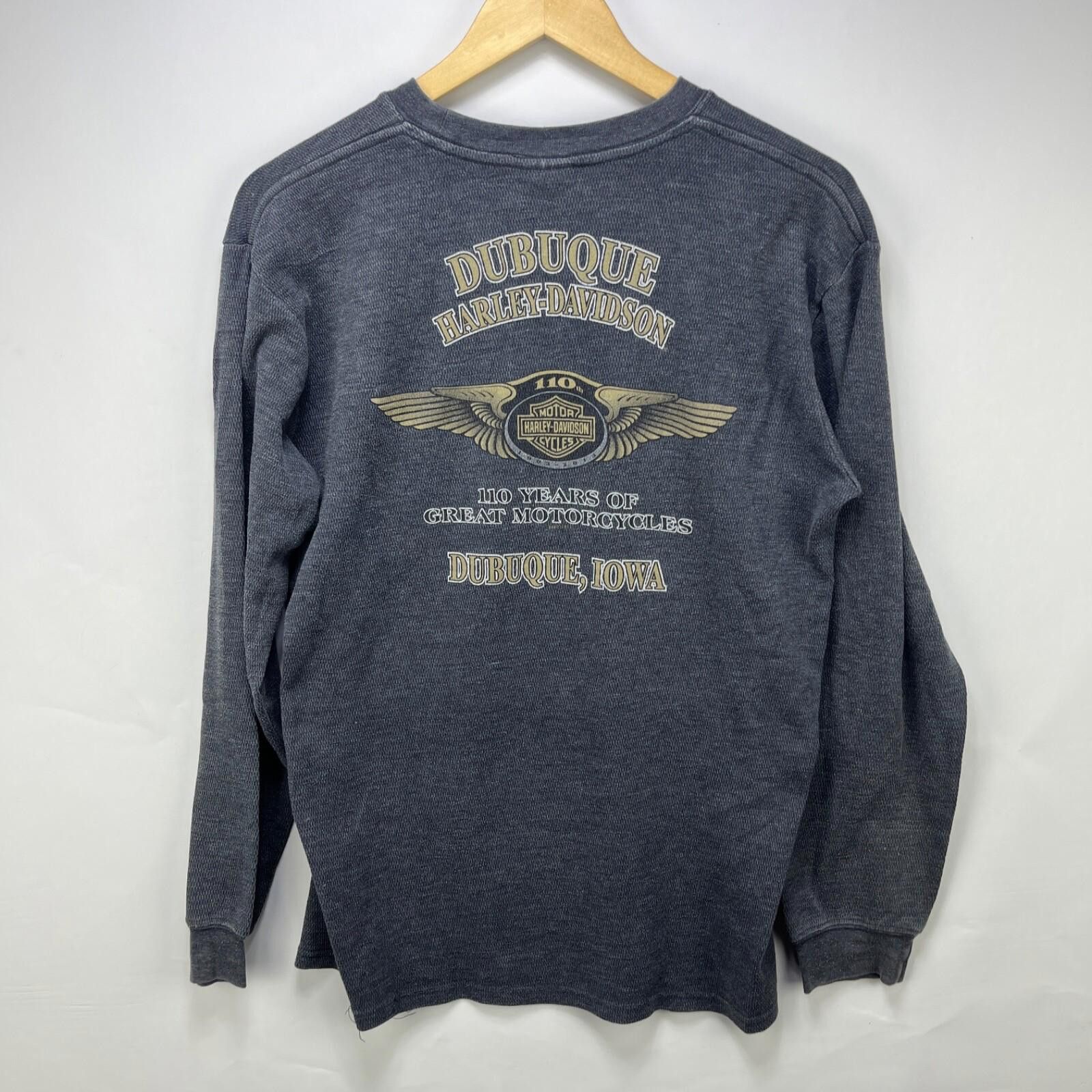Other Vintage Harley-Davidson Long Sleeve Shirt Large Size ONE SIZE - 5 Thumbnail