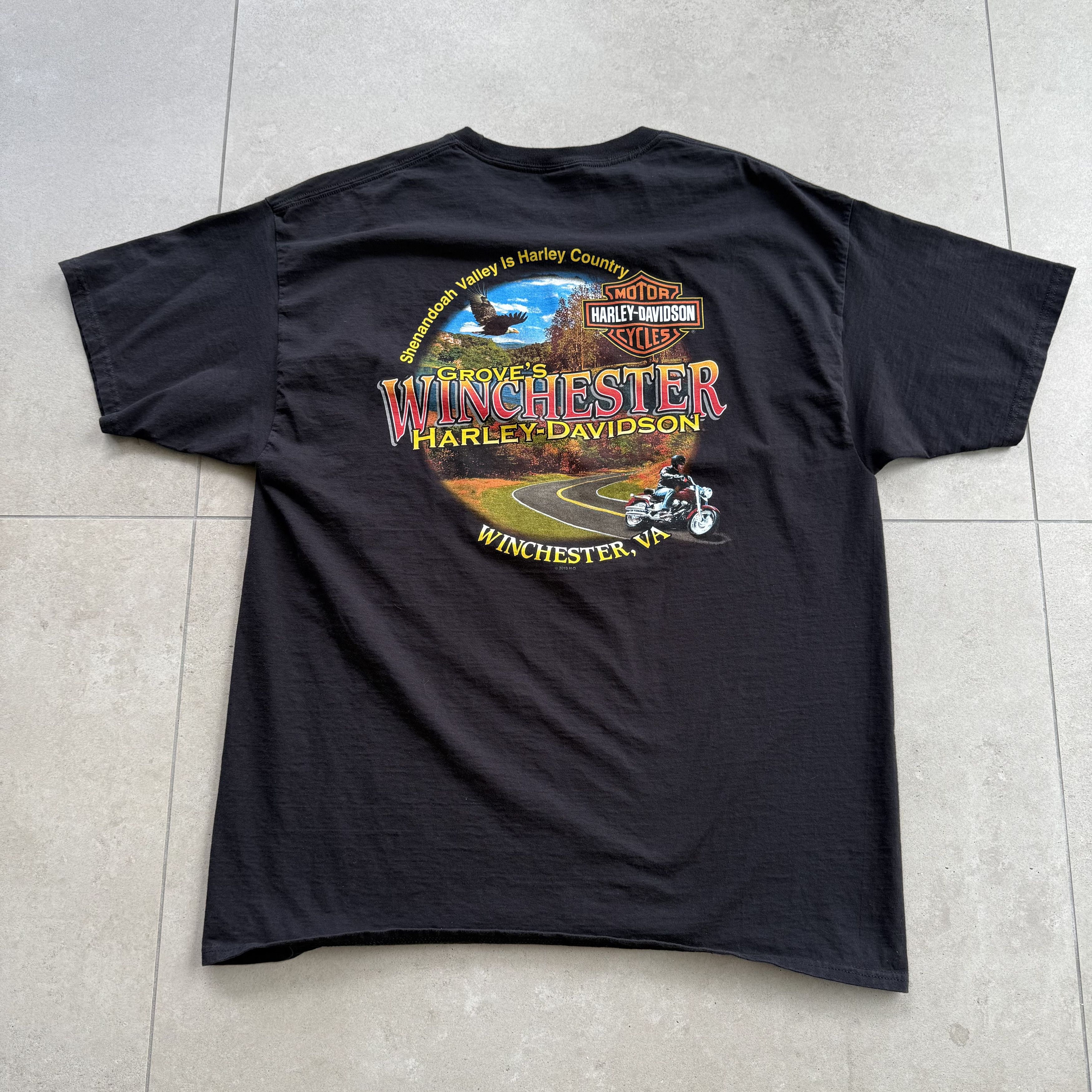 Harley Davidson Harley Davidson Winchester Virginia T Shirt Size US XXL / EU 58 / 5 - 3 Thumbnail