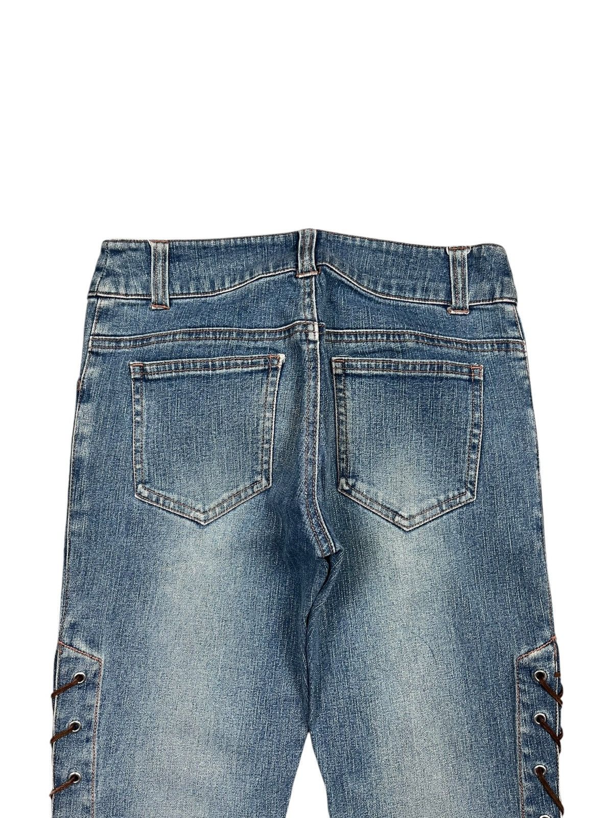 Japanese Brand Flare Denim Pants Lanc Up Size US 27 - 10 Thumbnail