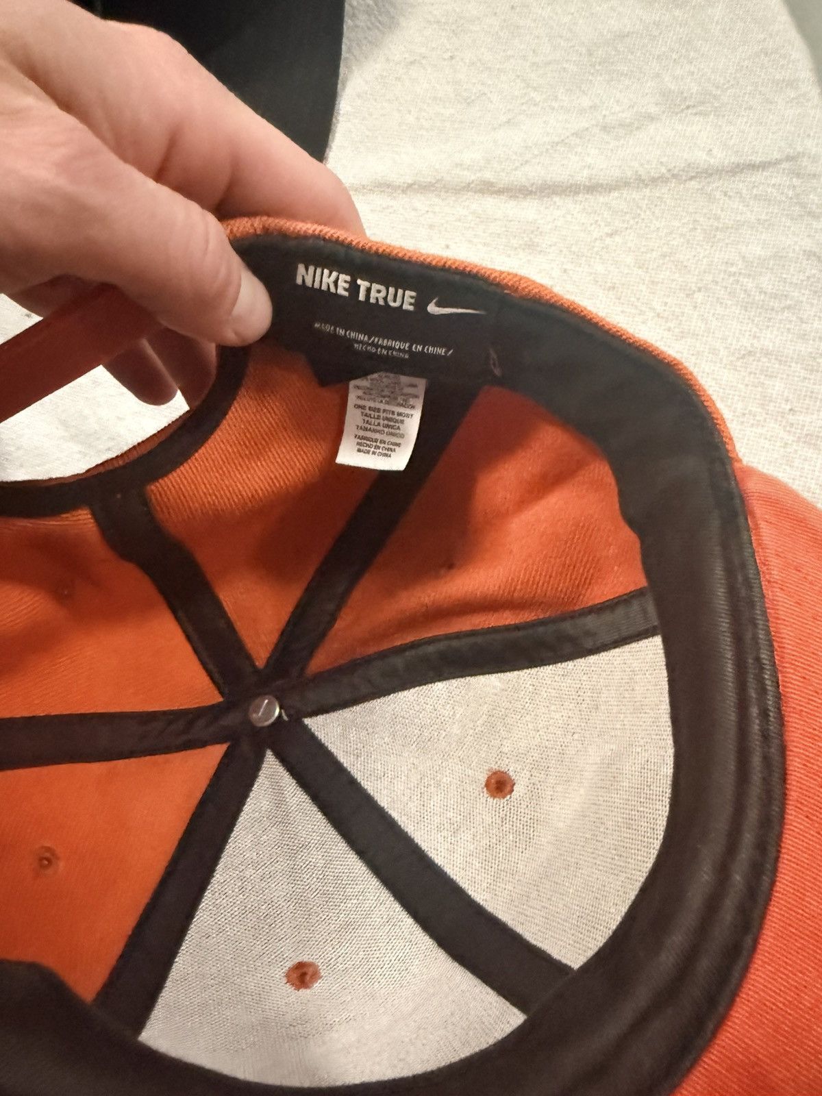 Nike Nike Orange Snapback Size ONE SIZE - 3 Thumbnail