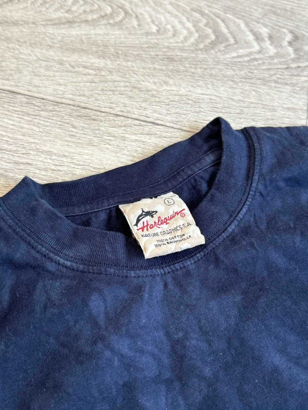Vintage 🔷Vintage Animal Wolf Tie Dye T-shirt🔷 Size US L / EU 52-54 / 3 - 3 Thumbnail