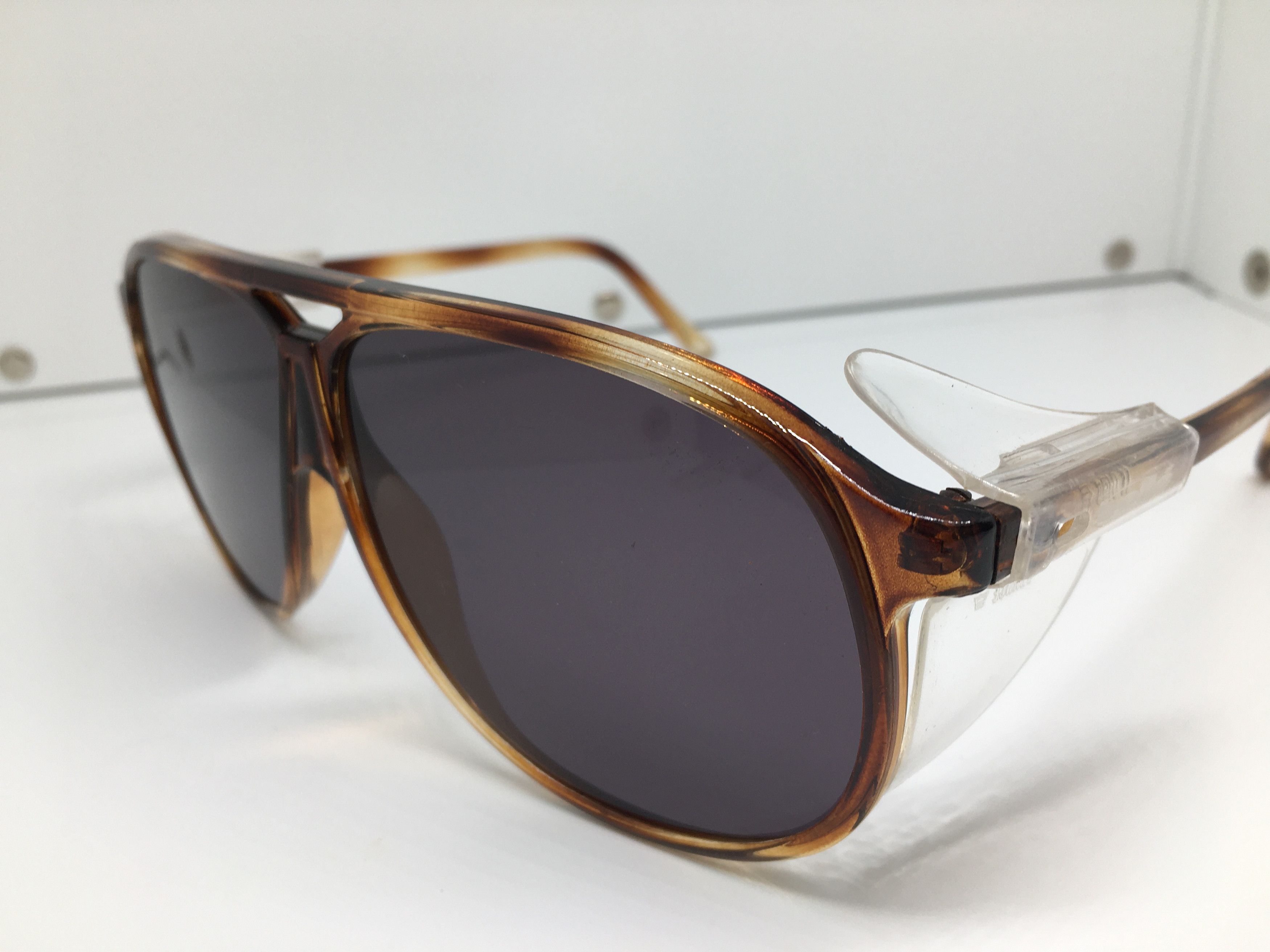 Vintage Vintage 80s Bolle Tortoise Aviator Sunglasses Frame Size ONE SIZE - 3 Thumbnail