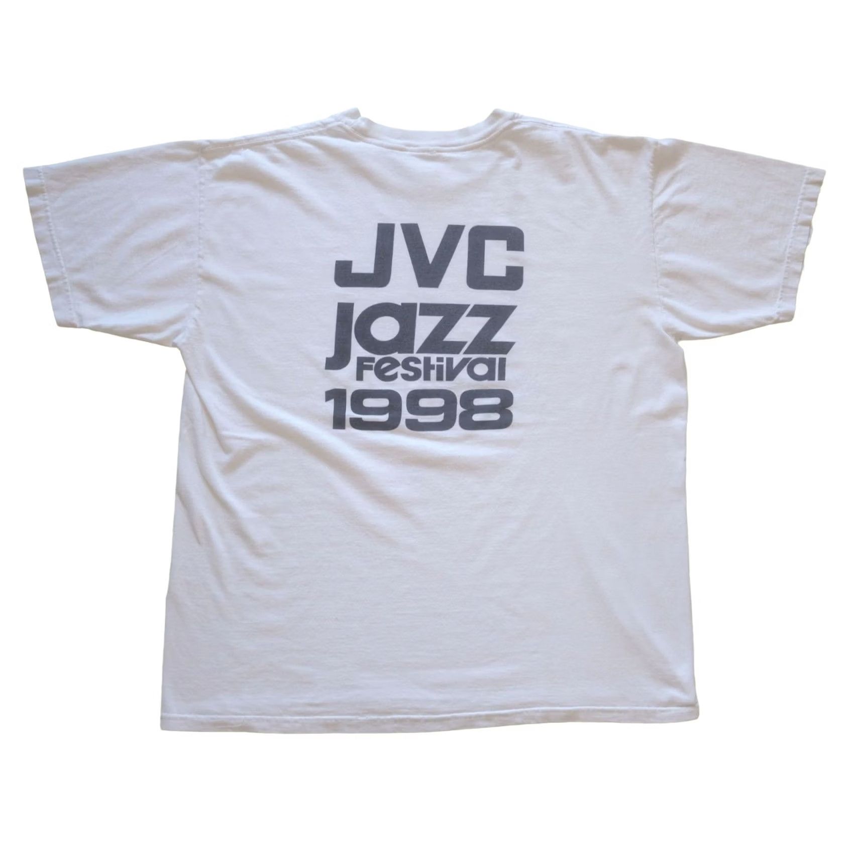 Etro VTG JVC JAZZ FESTIVAL 90s RETRO 1998 TOUR MUSIC GRAPHIC T SHIRT WHITE SZ XL MENs Size US XL / EU 56 / 4 - 3 Thumbnail