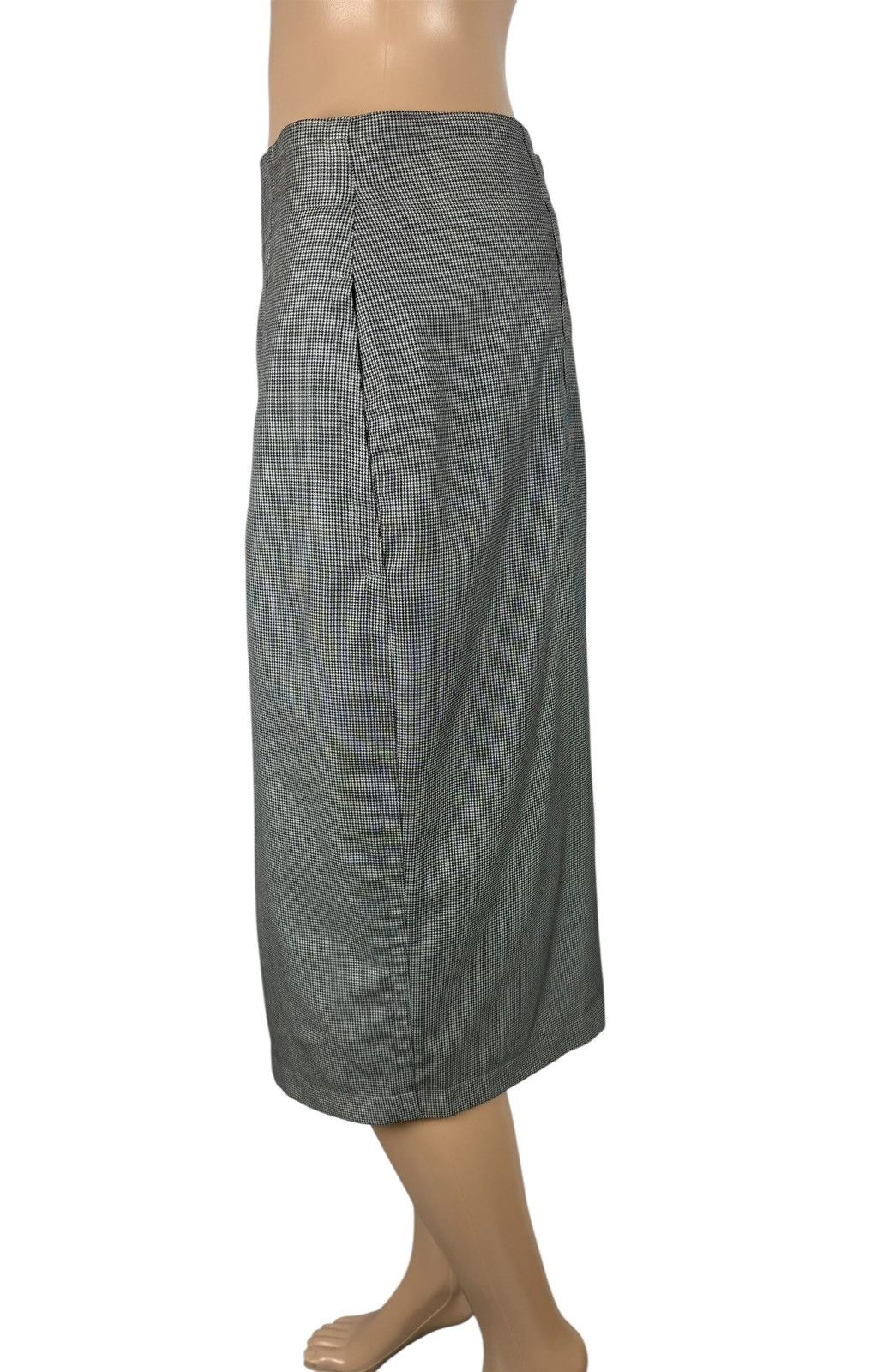 Jil Sander Jil Sander Vintage Pencil Skirt Wool-Silk Glencheck DE40 Size 32" / US 10 / IT 46 - 7 Thumbnail