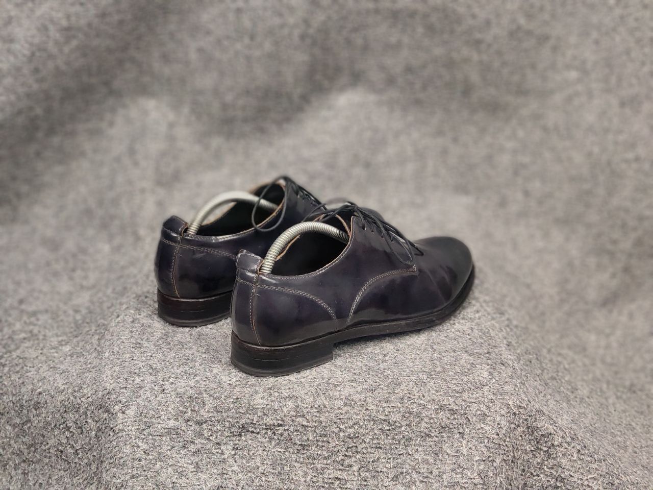MoMA Moma Design Patent leather Navy lace-up avant garde Shoes Size US 8 / EU 41 - 13 Thumbnail