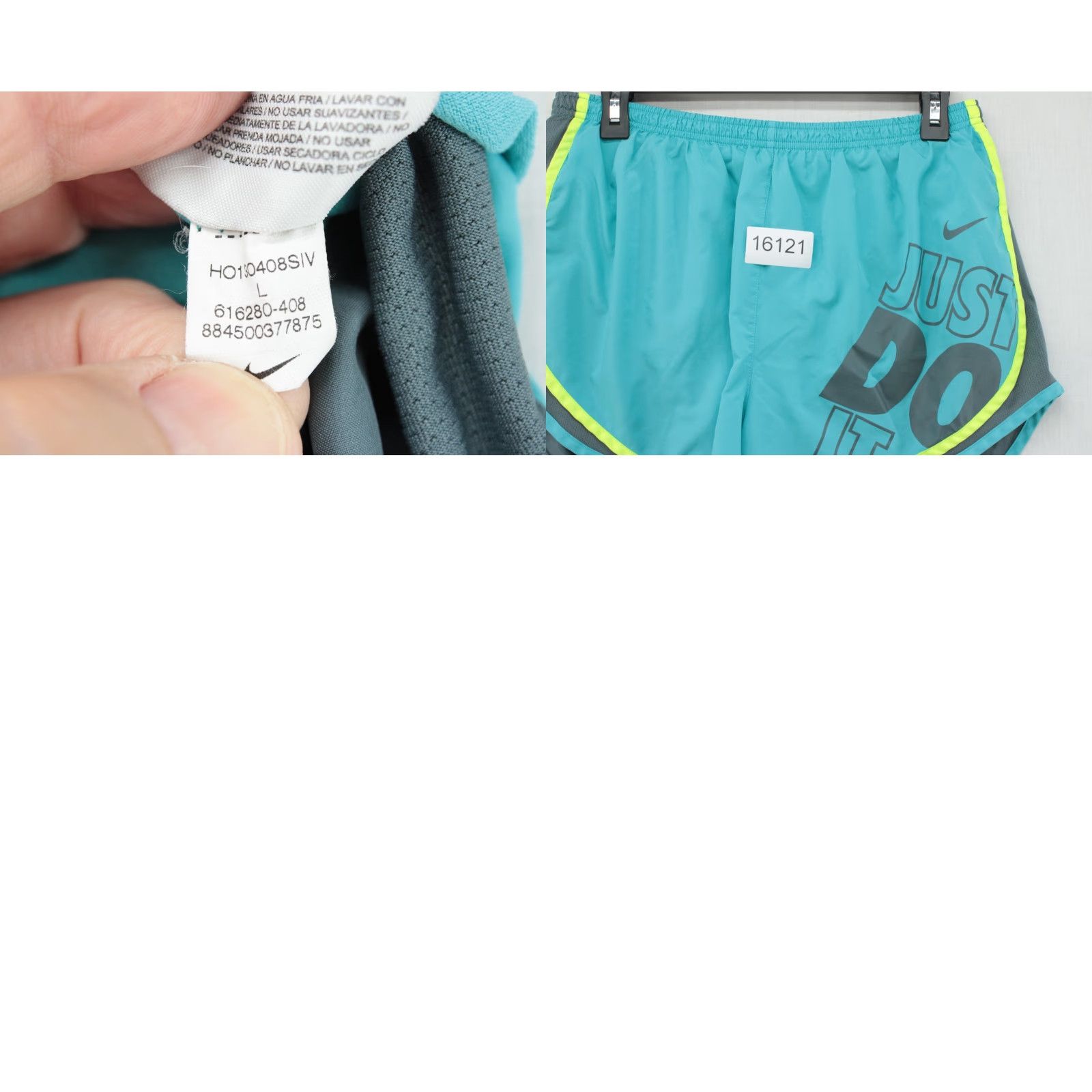Nike Nike Tempo Shorts Women L Multicolor Dri Fit Running Lined Jogging Athletic Short Size 28" / US 6 / IT 42 - 8 Thumbnail