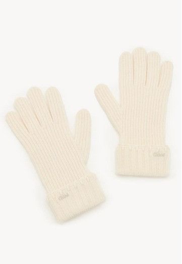 Chloe o1loc1c11125 Size: OS / Muffols Eden Gloves in White Size ONE SIZE - 1 Preview