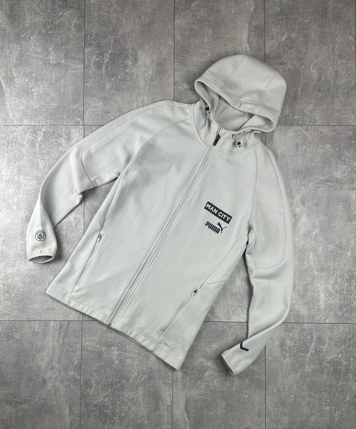 Puma Puma Manchester Soccer Football Zip Up Hoodie Size US M / EU 48-50 / 2 - 2 Thumbnail
