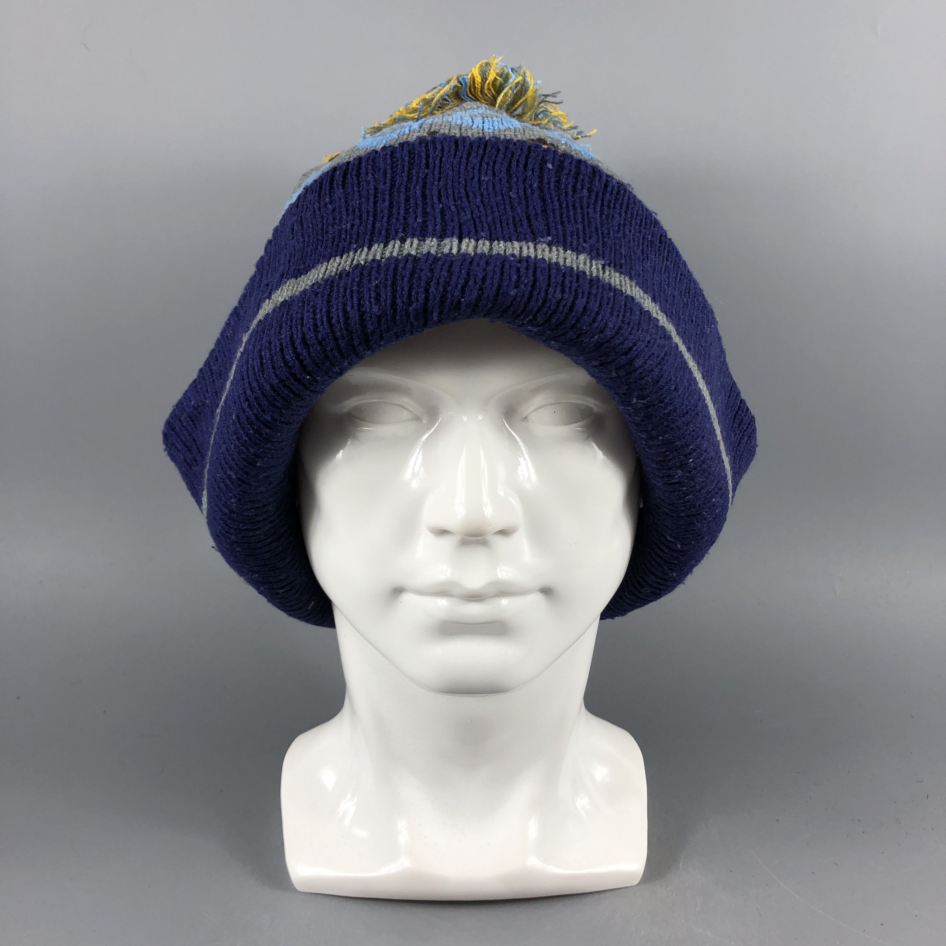 Japanese Brand × Vintage Japanese Brand Fair Isle Beanie Snow Hat Snow Cap -D1201 Size ONE SIZE - 2 Thumbnail