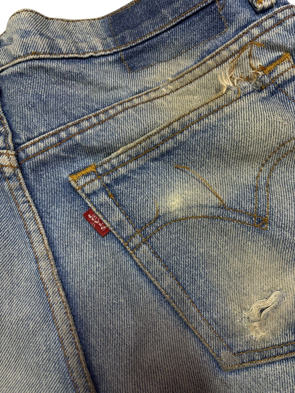 Levi's Vtg 80s Levis 515 Distressed Mud Wash Jeans Size US 29 - 7 Thumbnail