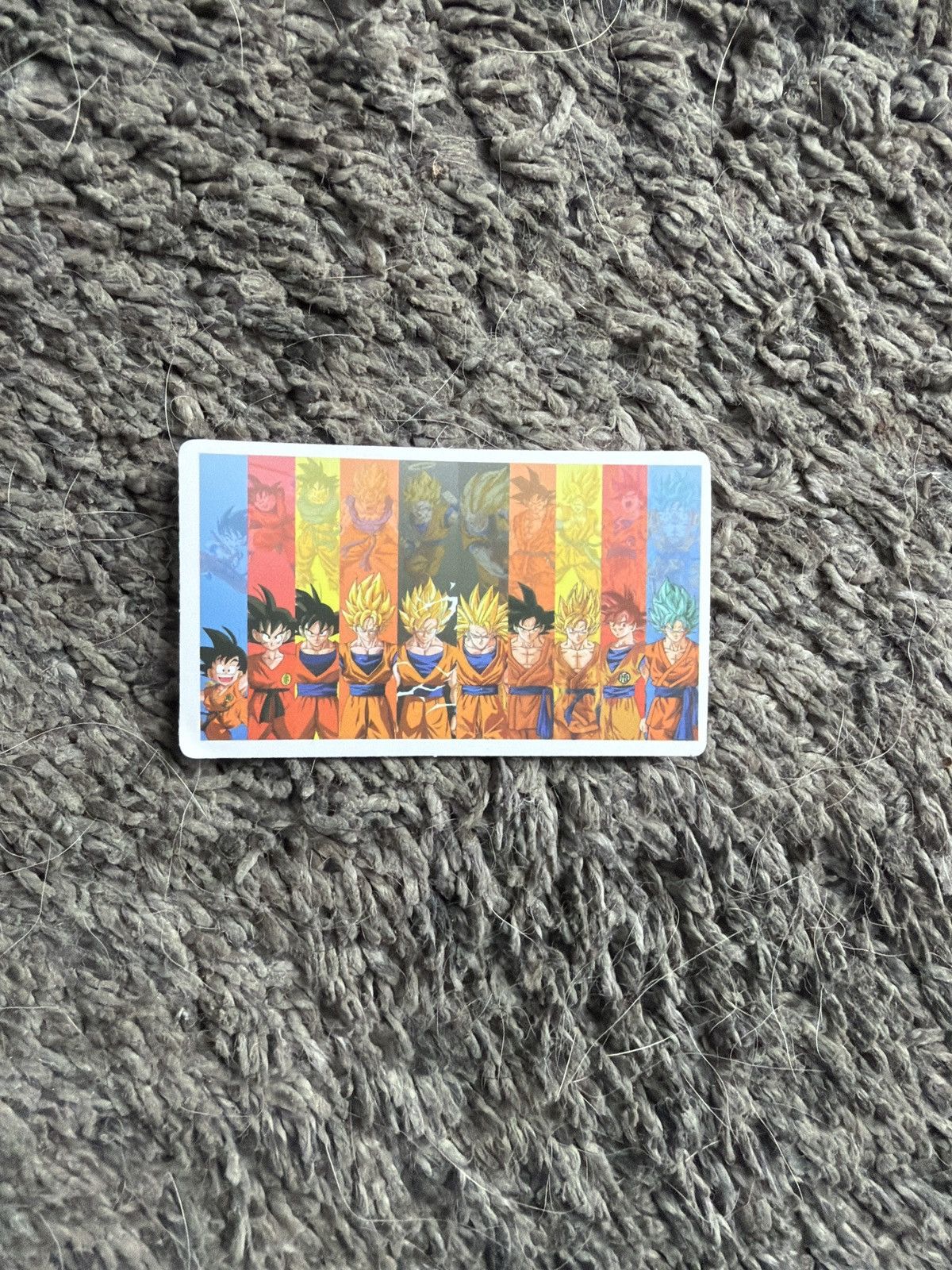 Cartoon Network Dragon Ball Z Son Goku Forms Sticker Size ONE SIZE - 1 Thumbnail